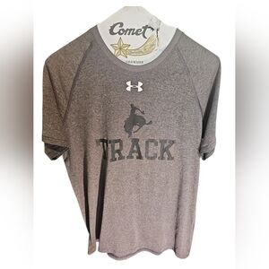 Under Armour Heather Gray Track Tee
